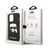 karl lagerfeld karl head szilikon iphone 14 pro fekete telefon tok 03