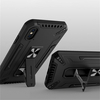 Xiaomi Redmi Note 10 Pro / Note 10 Pro Max Shock Armor mágneses műanyag tok (fekete)