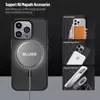 Apple iPhone 14 Pro Type Gorilla Frosted Anti-Drop MagSafe tok (átlátszó fekete kerettel)