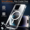 Magsafe Pro Prémium Minőségű szilikon tok iPhone 15 Pro Max (átlátszó)