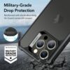 Apple iPhone 15 Pro ESR Air Armor Prémium Minőségű ütésálló tok (fekete)