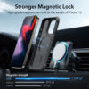 Apple iPhone 15 Pro ESR Air Armor HaloLock Magsafe Prémium Minőségű ütésálló tok (fekete)