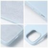 ROAR Cloud Skin matt felületű szilikon tok iPhone 15 Pro (kék)