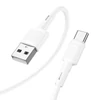 Hoco X83 Type-C USB adat- és töltőkábel 1m (fehér) 02