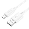 Hoco X88 USB - Type-C adat- és töltőkábel 1m (fehér) 04