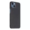 Tactical MagForce Aramid Prémium minőségű hátlapvédő tok MagSafe iPhone 13 fekete carbon