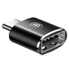Baseus OTG átalakító adapter USB - Type C (fekete)