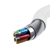 Baseus BMX Mini White adatkábel Type C - Lightning MFI engedélyes PD 18W 1,2m fehér 03