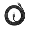 Baseus Cafule Series Type-C - Type-C szövetes adatkábel PD2.0 3A 1m fekete 03