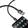 Baseus Cafule USB - Type-C adatkábel 5A 40W 1m fekete 03