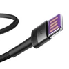 Baseus Cafule USB - Type-C adatkábel 5A 40W 1m fekete 05
