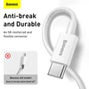 Baseus Superior Series Cable Type-C - Lightning adatkábel PD 20W 25cm fehér 03