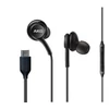 Samsung gyári AKG fülhallgató headset távvezérlővel és mikrofonnal Type-C (fekete)