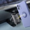 Apple iPhone 12 Pro Max Silicone Ring matt felületű Viola színű szilikon tok