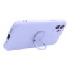 Apple iPhone 11 Pro Silicone Ring matt felületű Viola színű szilikon tok