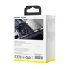 Baseus autós gyorstöltő Dual Quick USB / Type-C 65W QC4.0 + PD 3.0 LCD kijelzős (fekete)