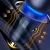 Baseus autós gyorstöltő Dual Quick USB / Type-C 65W QC4.0 + PD 3.0 LCD kijelzős (fekete)