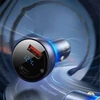 Baseus autós gyorstöltő Dual Quick USB / Type-C 65W QC4.0 + PD 3.0 LCD kijelzős (fekete)