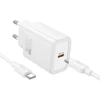 Hoco N60 Type-C PD hálózati gyorstöltő adapter Type-C kábellel 20w (fehér) 07