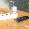 Hoco hálózati töltő Type-C + USB QC3.0  30w Type-C kábellel N21 (fehér)