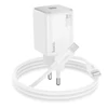 Hoco N40 Type-C PD hálózati gyorstöltő adapter kábellel (fehér) 04