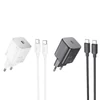 Hoco N40 Type-C PD hálózati gyorstöltő adapter kábellel (fekete) 02