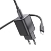 Hoco N40 Type-C PD hálózati gyorstöltő adapter kábellel (fekete) 06