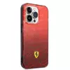 Ferrari iPhone 14 Pro Gradient Allover hátlap tok piros
