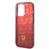 Ferrari iPhone 14 Pro Gradient Allover hátlap tok piros