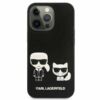 Karl Lagerfeld Ikonik Karl and Choupette iPhone 13 Pro tok fekete