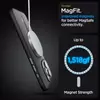 Spigen Enzo Aramid MagSafe szilikon tok iPhone 15 Pro fekete