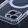 iPhone 13 Pro Max Magsafe Prémium Minőségű szilikon tok átlátszó