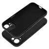 iPhone 14 Plus Silicone Magsafe matt felületű szilikon tok fekete