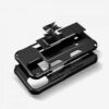 Apple iPhone 12 Mini Armor Defender fekete színű mágneses műanyag tok