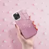 Shining Glitter csillogó szilikon Samsung A35 tok rózsaszín 04