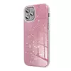 Shining Glitter csillogó szilikon Samsung A35 tok rózsaszín 03