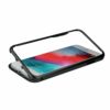 Apple iPhone 12 Pro Max Magnetic 180°-os Átlátszó Tok Fekete Kerettel