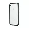 Apple iPhone 7 / 8 / SE 2020 / SE 2022 Magnetic 180°-os átlátszó tok fekete Kerettel