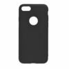 Apple iPhone 12 / 12 Pro Matt Fekete Színű Szilikon Tok