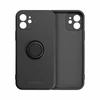 Apple iPhone 14 Pro ROAR Silicone Ring matt felületű szilikon tok fekete