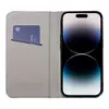 Smart Magnetic oldalra nyíló tok iPhone 15 Plus sötétkék