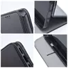 Smart Magnetic oldalra nyíló iPhone 15 Pro Max tok fekete