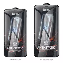 Hoco G10 iPhone üvegfólia anti-static 5D fekete
