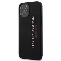 US Polo szilikon hátlapvédő tok iPhone 12 Mini fekete USHCP12SSLBKV2