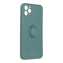 Apple iPhone 14 Pro Max ROAR Silicone Ring matt felületű szilikon tok (sötétzöld)