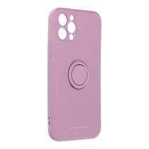 Apple iPhone 14 ROAR Silicone Ring matt felületű szilikon tok (lila)