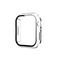 Apple Watch 7 45mm Lito S+ Glass and Case 2in1 ütésálló edzett üveg és átlátszó keret