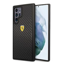 ferrari real carbon samsung s22 ultra telefon tok fekete