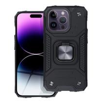 Apple iPhone 12 / 12 Pro Nitro Defender mágneses ütésálló műanyag tok (fekete)