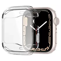 Spigen Prémium Minőségű Apple Watch 7 41mm védőtok  (átlátszó)